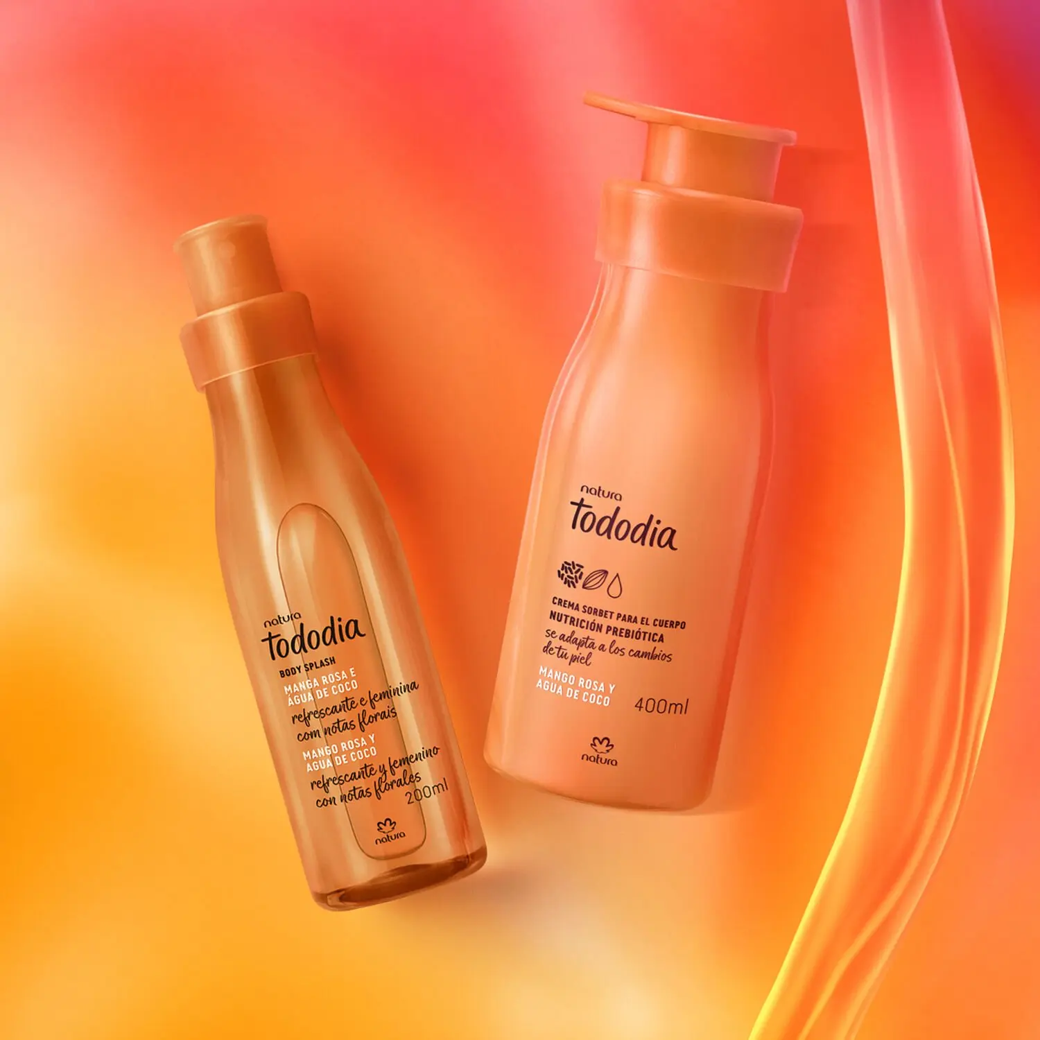 Body Splash Tododia Mango Rosa y Agua de Coco 200 ml